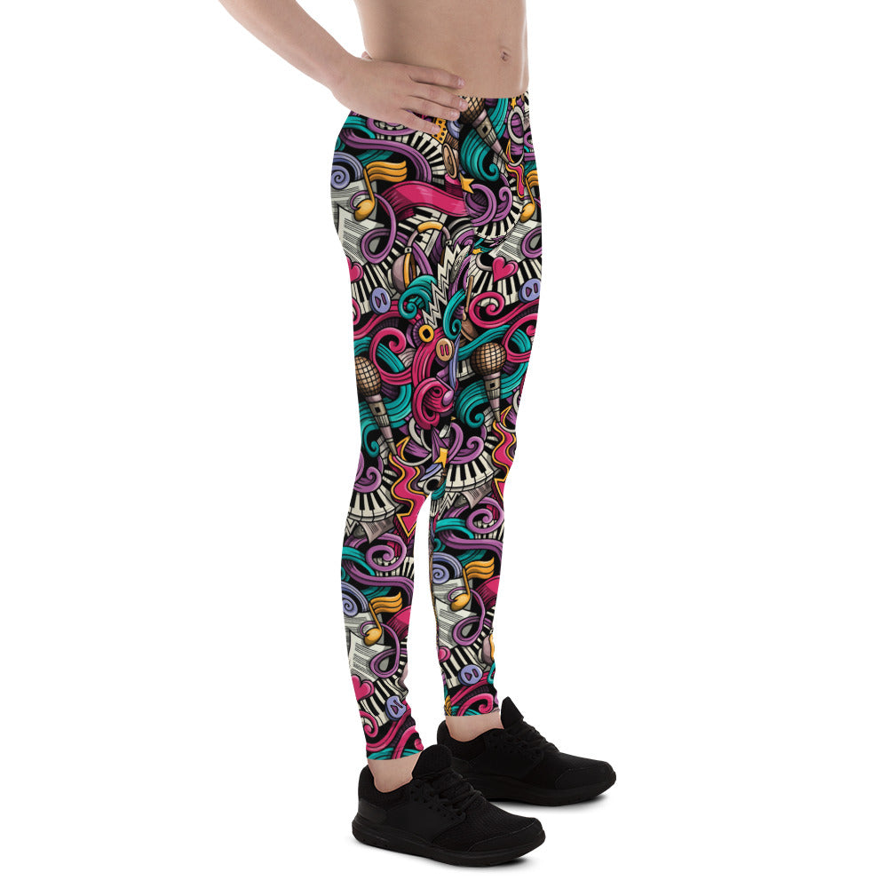Grunge Rock Leggings for Men